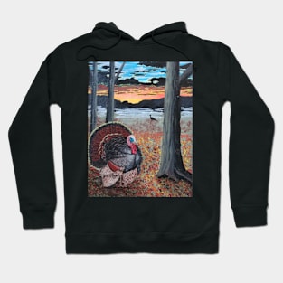 Turkey Strut at Sundown Hoodie